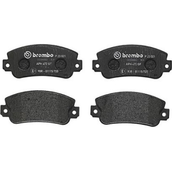 P 23 021 Brembo Prime Bremsbelagsatz Vorderachse – P 23 021 – 109 x 47 x 18 mm – Bremssystem Bendix – OE Nummer 0000000793325 P 23 021 Brembo Prime Bremsbelagsatz Vorderachse – P 23 021 – 109 x 47 x 18 mm – Bremssystem Bendix – OE Nummer 0000000793325