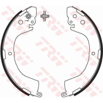 GS8691 TRW Bremsbacken GS8691 GS8691 TRW Bremsbacken GS8691