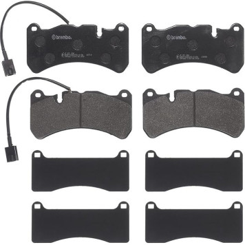 P 23 186 Brembo Prime Bremsbelagsatz Vorderachse – P 23 186 – 165 x 81 x 16 mm – Bremssystem – OE Nummer 00K68459283AA