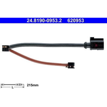 ATE Bremsbelagverschleißsensor 24.8190-0953.2