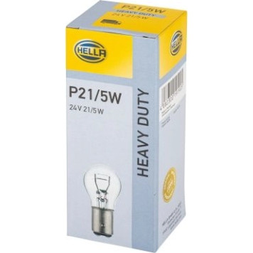 8GD 002 078-241 HELLA Glühlampe P21/5W 24 V 21/5 W Sockel BAY15d Heavy Duty – 8GD 002 078-241