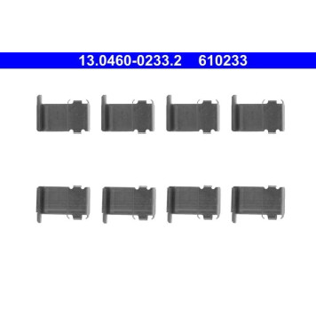13.0460-0233.2 ATE Zubehörsatz Bremsbeläge 13.0460-0233.2 13.0460-0233.2 ATE Zubehörsatz Bremsbeläge 13.0460-0233.2