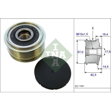 535 0187 10 Generatorfreilauf 535 0187 10 Generatorfreilauf