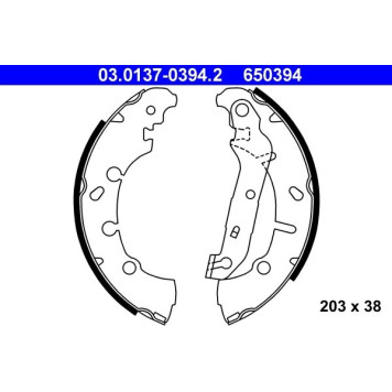 03.0137-0394.2 ATE Bremsbackensatz 03.0137-0394.2 03.0137-0394.2 ATE Bremsbackensatz 03.0137-0394.2