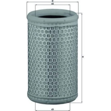 LX 646/1 MAHLE Luftfilter LX 646/1, Filtereinsatz, Höhe 179,5 mm – u. a. für Renault Twingo I (C06_), Clio II (BB_, CB_), II Kasten/Schrägheck (SB0/1/2_) – OE Nummer 7701038857 - l LX 646/1 MAHLE Luftfilter LX 646/1, Filtereinsatz, Höhe 179,5 mm – u. a. für Renault Twingo I (C06_), Clio II (BB_, CB_), II Kasten/Schrägheck (SB0/1/2_) – OE Nummer 7701038857 - l