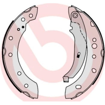 S 61 527 Bremsbackensatz HA S 61 527 Bremsbackensatz HA