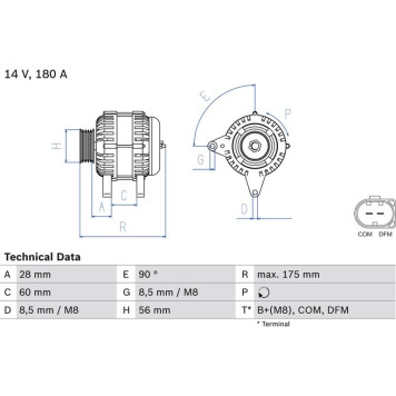 0 986 080 090 Bosch Lichtmaschine 0 986 080 090 0 986 080 090 Bosch Lichtmaschine 0 986 080 090