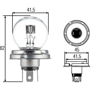 8GD 002 088-071 HELLA Glühlampe R2 6 V 45/40 W Sockel P45t – 8GD 002 088-071 8GD 002 088-071 HELLA Glühlampe R2 6 V 45/40 W Sockel P45t – 8GD 002 088-071