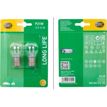 8GA 002 073-183 HELLA Glühlampe P21W 12 V 21 W Sockel BA15s Long Life – 8GA 002 073-183 8GA 002 073-183 HELLA Glühlampe P21W 12 V 21 W Sockel BA15s Long Life – 8GA 002 073-183