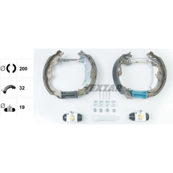 84064502 Textar Bremsbackensatz 84064502 84064502 Textar Bremsbackensatz 84064502