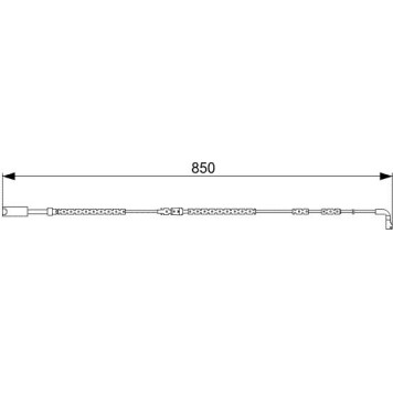 1987473030 Bosch Bremsbelagverschleißsensor 1987473030 1987473030 Bosch Bremsbelagverschleißsensor 1987473030