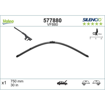 577880 Valeo VM880 Silencio X.TRM Single 577880