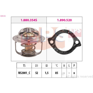 1.880.354 Thermostat, Kühlmittel 1.880.354 Thermostat, Kühlmittel