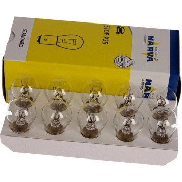179183000 NARVA P25 Bremslicht/Schlusslichtlampe 12 V 21/5 W BA15d, 10 Stück, ohne ECE-Zulassung - 179183000 - l 179183000 NARVA P25 Bremslicht/Schlusslichtlampe 12 V 21/5 W BA15d, 10 Stück, ohne ECE-Zulassung - 179183000 - l