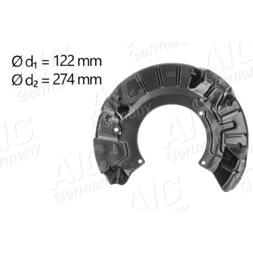 AIC Bremsankerblech 57128 - vorne links D:274 AIC Bremsankerblech 57128 - vorne links D:274