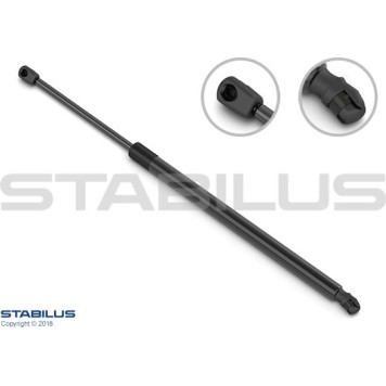 571256 Stabilus Gasdruckfeder (Gasfeder), hinten, 380 N, 664 mm - 571256