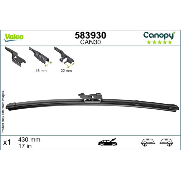 583930 Valeo Scheibenwischer 583930 583930 Valeo Scheibenwischer 583930