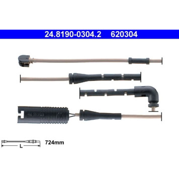 ATE Bremsbelagverschleißsensor 24.8190-0304.2 ATE Bremsbelagverschleißsensor 24.8190-0304.2