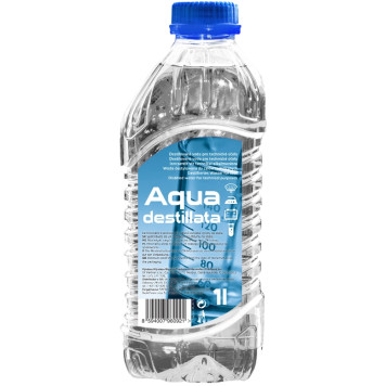 Destilliertes Wasser 1 Liter Flasche 51635130 Destilliertes Wasser 1 Liter Flasche 51635130