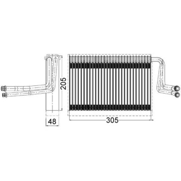 AE 113 000S MAHLE Klimaverdampfer AE 113 000S, Linkslenker, Netz 305 x 205 x 48 mm – u. a. für BMW 3er (E90), 3er Touring (E91), 3er Coupé (E92) – OE Nummer 6 934 781 - l AE 113 000S MAHLE Klimaverdampfer AE 113 000S, Linkslenker, Netz 305 x 205 x 48 mm – u. a. für BMW 3er (E90), 3er Touring (E91), 3er Coupé (E92) – OE Nummer 6 934 781 - l