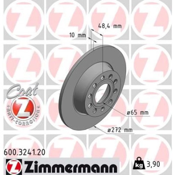 600.3241.20 Zimmermann Bremsscheibe 600.3241.20 600.3241.20 Zimmermann Bremsscheibe 600.3241.20