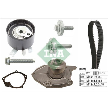 530 0197 31 INA Zahnriemensatz mit Wasserpumpe 530 0197 31 530 0197 31 INA Zahnriemensatz mit Wasserpumpe 530 0197 31