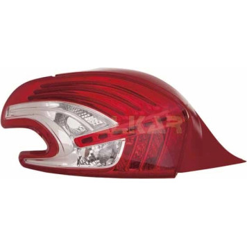 2222286 Alkar Heckleuchte 2222286 - außen rechts ohne Lampenträger rot/weiß LED