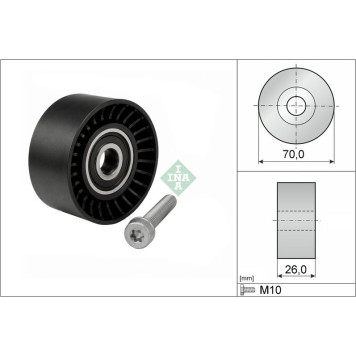 532 0505 10 Spannrolle Nebentrieb