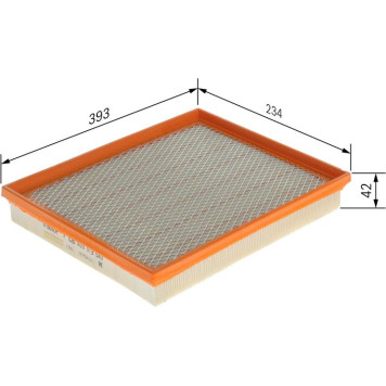F 026 400 013 Bosch Luftfilter F 026 400 013 F 026 400 013 Bosch Luftfilter F 026 400 013