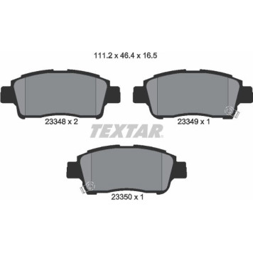 2334803 Textar Bremsbelagsatz 2334803 – Akebono 2334803 Textar Bremsbelagsatz 2334803 – Akebono