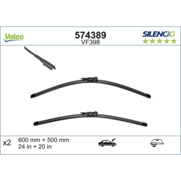574389 Valeo VM398 Silencio X.TRM Wischer 574389