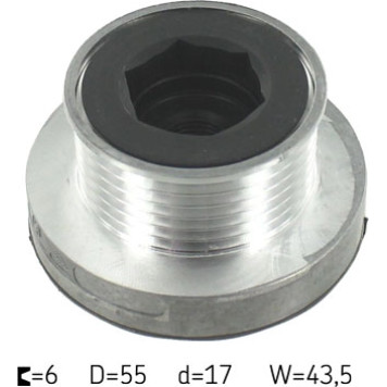 VKM 03612 SKF Generatorfreilauf 03612 VKM 03612 SKF Generatorfreilauf 03612