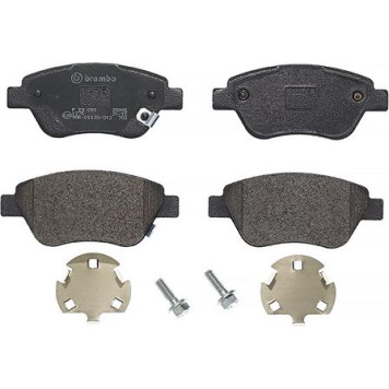 P 59 081 Brembo Prime Bremsbelagsatz Vorderachse – P 59 081 – 123 x 54 x 17 mm – Bremssystem Bosch – OE Nummer 1605184
