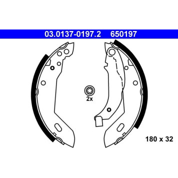 03.0137-0197.2 ATE Bremsbacken 03.0137-0197.2 03.0137-0197.2 ATE Bremsbacken 03.0137-0197.2