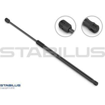 Stabilus Gasdruckfeder (Gasfeder), Kofferraumdeckeldämpfer, 500 N, 222,5 mm - 6022MR Stabilus Gasdruckfeder (Gasfeder), Kofferraumdeckeldämpfer, 500 N, 222,5 mm - 6022MR