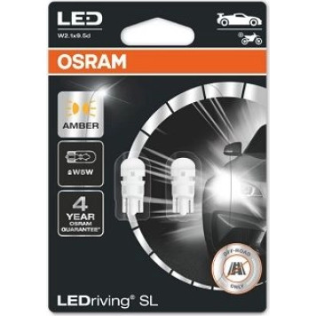 2827DYP-2BL OSRAM LEDriving SL W5W LED-Lampen 12 V Gelb (Amber) - 2 Stück - 2827DYP-2BL 2827DYP-2BL OSRAM LEDriving SL W5W LED-Lampen 12 V Gelb (Amber) - 2 Stück - 2827DYP-2BL