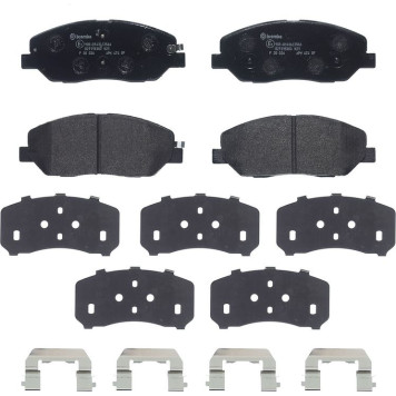 P 30 036 Brembo Prime Bremsbelagsatz Vorderachse – P 30 036 – 157 x 61 x 18 mm – Bremssystem Mando – OE Nummer 581010WA00