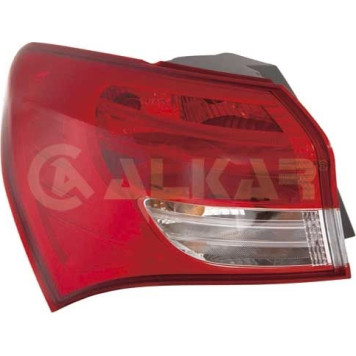2211581 Alkar Heckleuchte 2211581 - außen links ohne Lampenträger rot/weiß 2211581 Alkar Heckleuchte 2211581 - außen links ohne Lampenträger rot/weiß