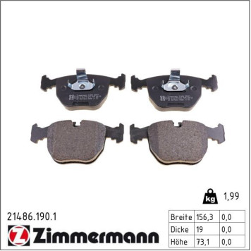 21486.190.1 ZIMMERMANN Bremsbeläge 21486.190.1 21486.190.1 ZIMMERMANN Bremsbeläge 21486.190.1