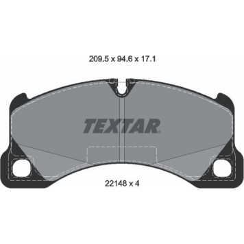 2214801 Textar Bremsbelagsatz 2214801 2214801 Textar Bremsbelagsatz 2214801