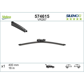 574615 Valeo VM267 Silencio X.TRM Heck 574615 574615 Valeo VM267 Silencio X.TRM Heck 574615