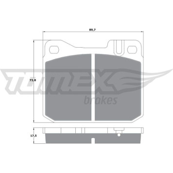 TX 10-222 TOMEX brakes Bremsbelagsatz, Scheibenbremse TX 10-222 TX 10-222 TOMEX brakes Bremsbelagsatz, Scheibenbremse TX 10-222