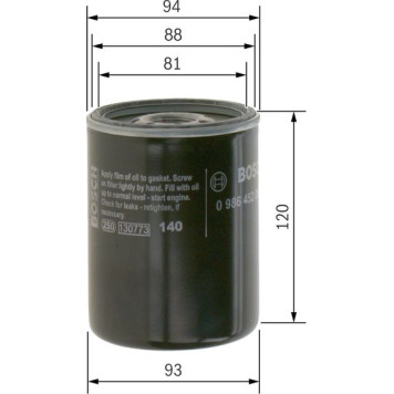 0 986 452 064 Bosch Ölfilter 0 986 452 064 0 986 452 064 Bosch Ölfilter 0 986 452 064