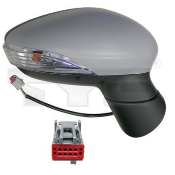TYC Außenspiegel rechts elektrisch verstellbar, grundiert, asphärisch, beheizbar, mit Blinker 310-0129 OE Nummer 1514042 - l TYC Außenspiegel rechts elektrisch verstellbar, grundiert, asphärisch, beheizbar, mit Blinker 310-0129 OE Nummer 1514042 - l