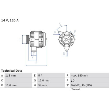 0 986 083 300 Bosch Lichtmaschine 0 986 083 300 0 986 083 300 Bosch Lichtmaschine 0 986 083 300
