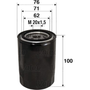 586012 Valeo Ölfilter 586012 586012 Valeo Ölfilter 586012
