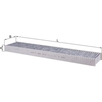 LAK 242 MAHLE Innenraumfilter 242, Aktivkohlefilter, 509 x 99 x 35 mm – u. a. für Ford Mondeo III (B5Y), Stufenheck (B4Y), Turnier (BWY) – OE Nummer 1349791 - l LAK 242 MAHLE Innenraumfilter 242, Aktivkohlefilter, 509 x 99 x 35 mm – u. a. für Ford Mondeo III (B5Y), Stufenheck (B4Y), Turnier (BWY) – OE Nummer 1349791 - l