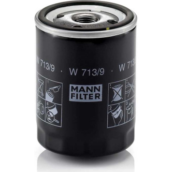 W 713/9 MANN-FILTER Ölfilter W 713/9 W 713/9 MANN-FILTER Ölfilter W 713/9
