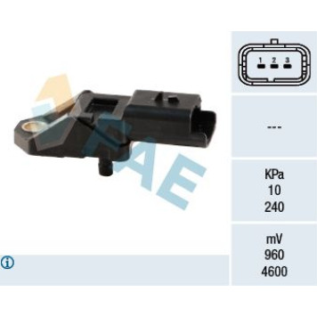 15027 FAE Sensor, Saugrohrdruck 15027 15027 FAE Sensor, Saugrohrdruck 15027