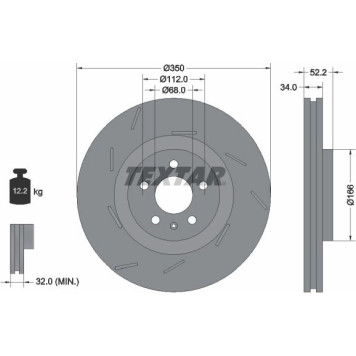 Textar Bremsscheibe 92319005 Textar Bremsscheibe 92319005